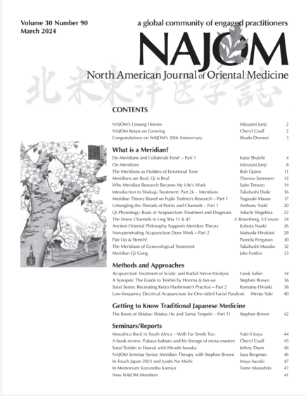 March 2024 issue of NAJOM