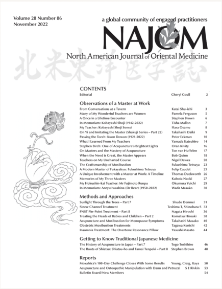 November issue 2022 of NAJOM