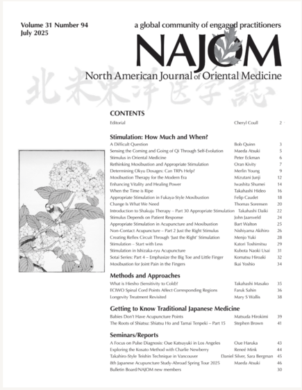 July 2025 issue of NAJOM